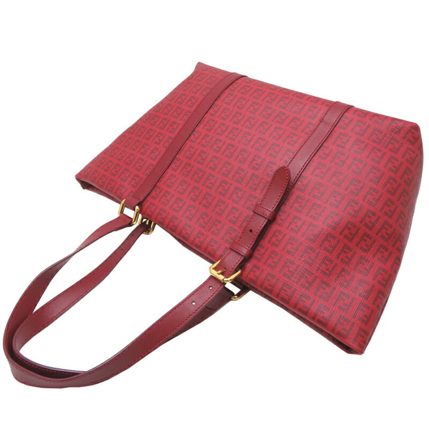 Fendi Pvc Red Tote Bags