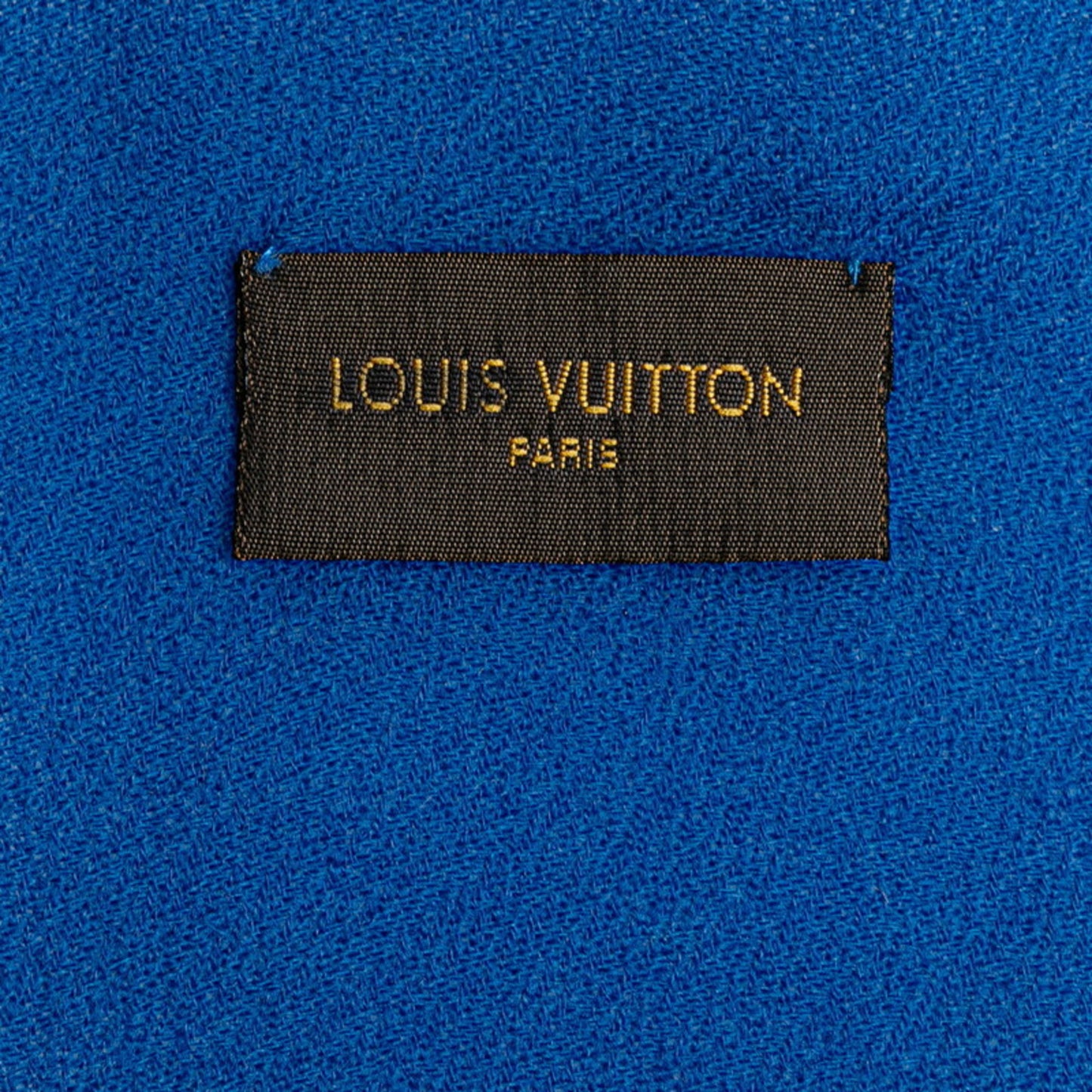 Louis Vuitton Wool Blue Scarves