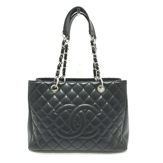 Chanel Calfskin Black Handbags