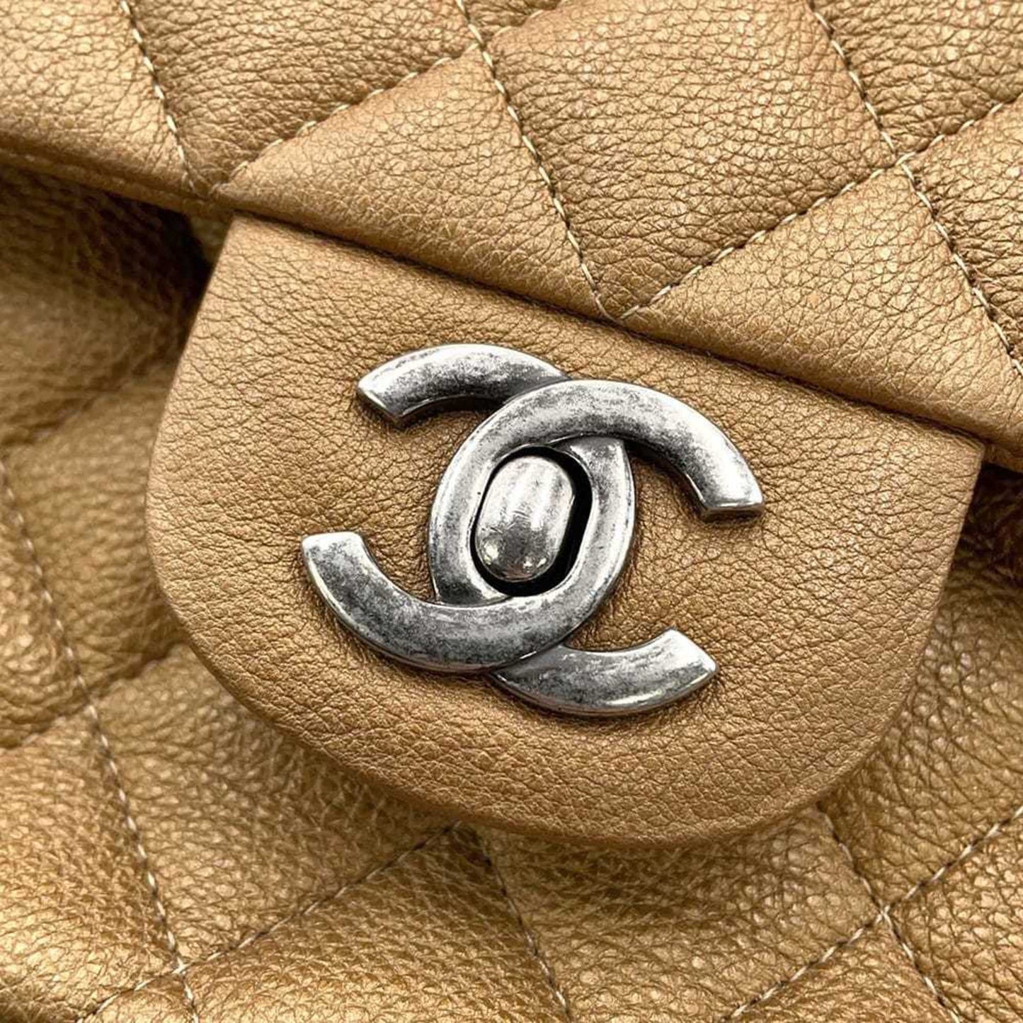Chanel Calfskin Gold Shoulder Bags