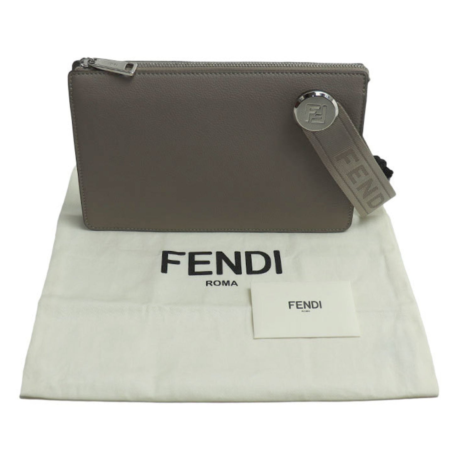 Fendi Others Gray Clutch Bags