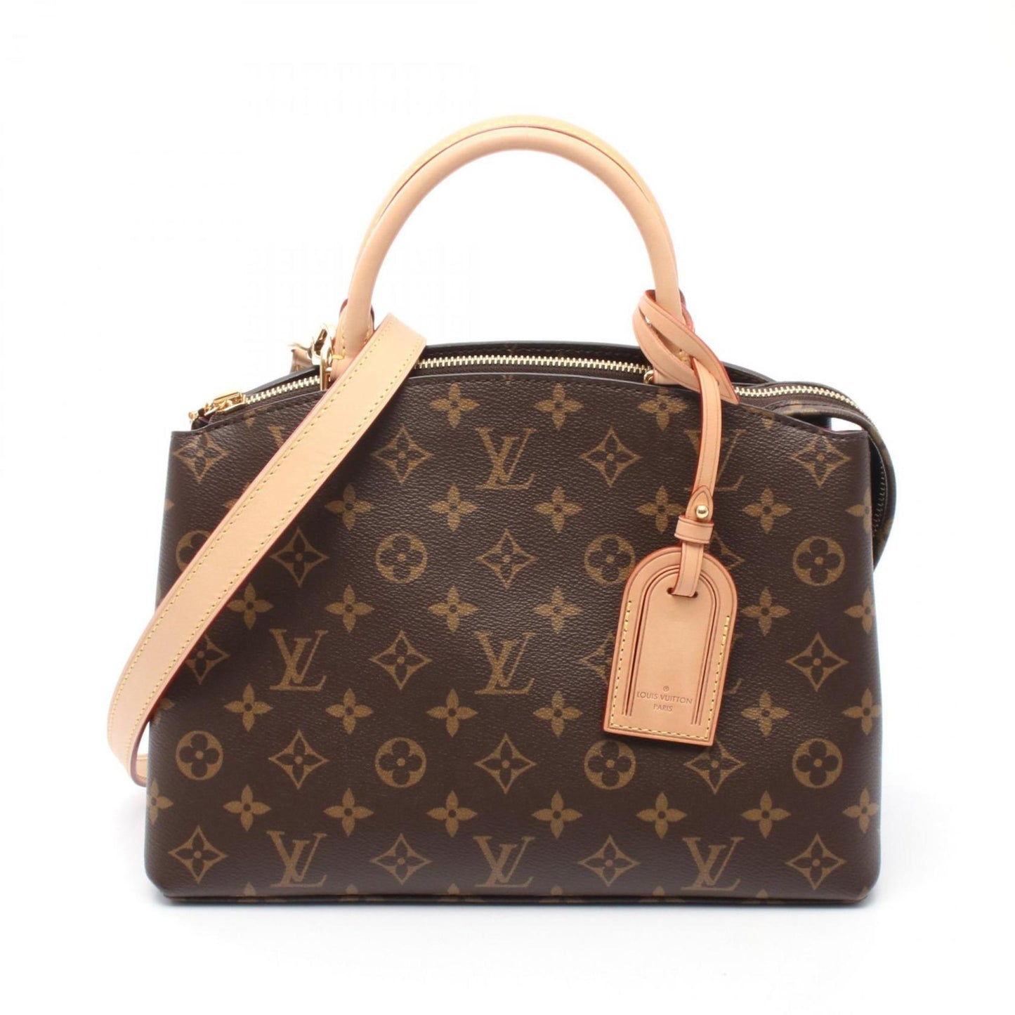 Louis Vuitton Coated Canvas Brown Handbags