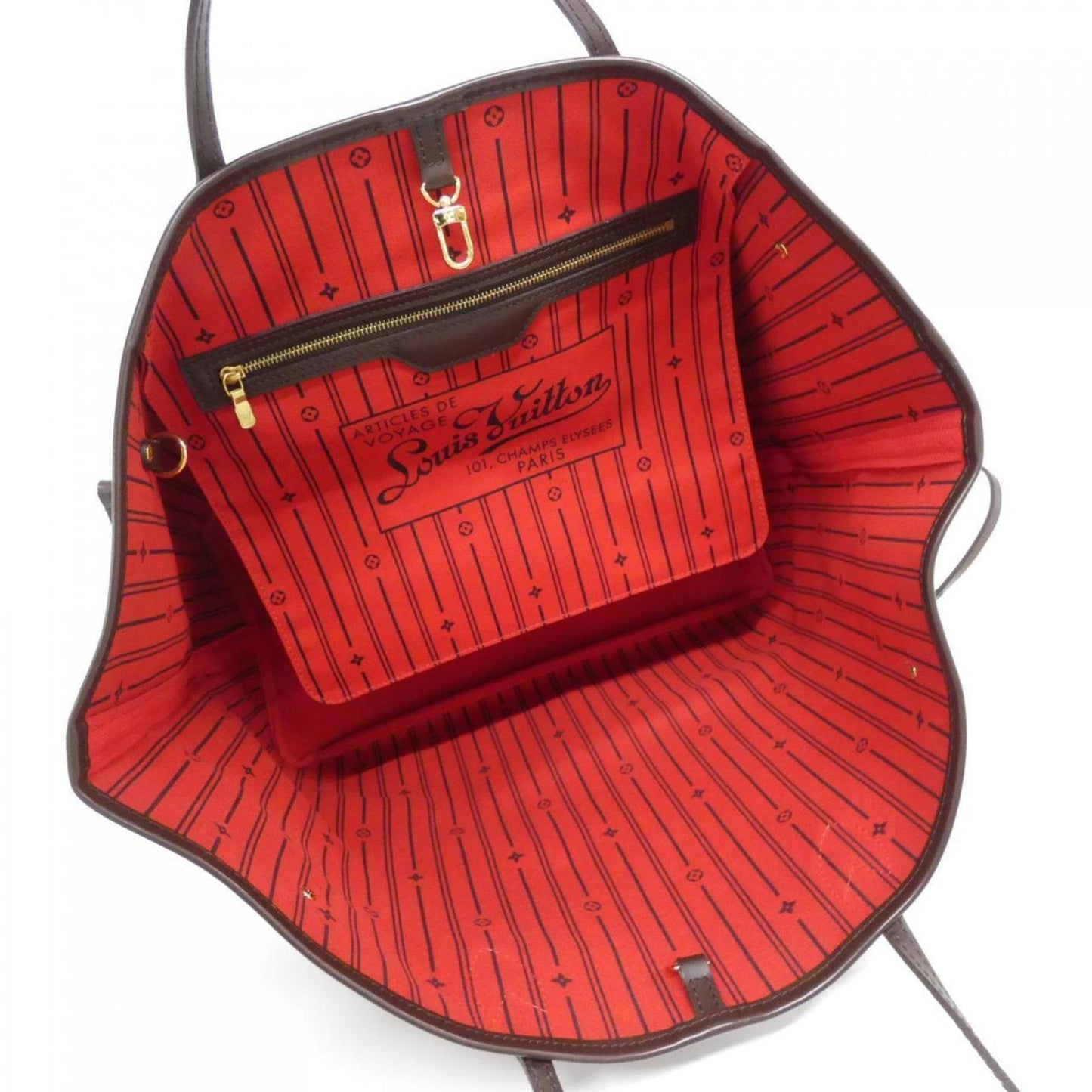 Louis Vuitton Coated Canvas Brown Handbags