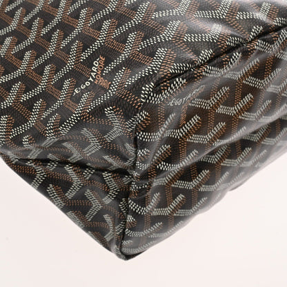 Goyard Pvc Black Tote Bags