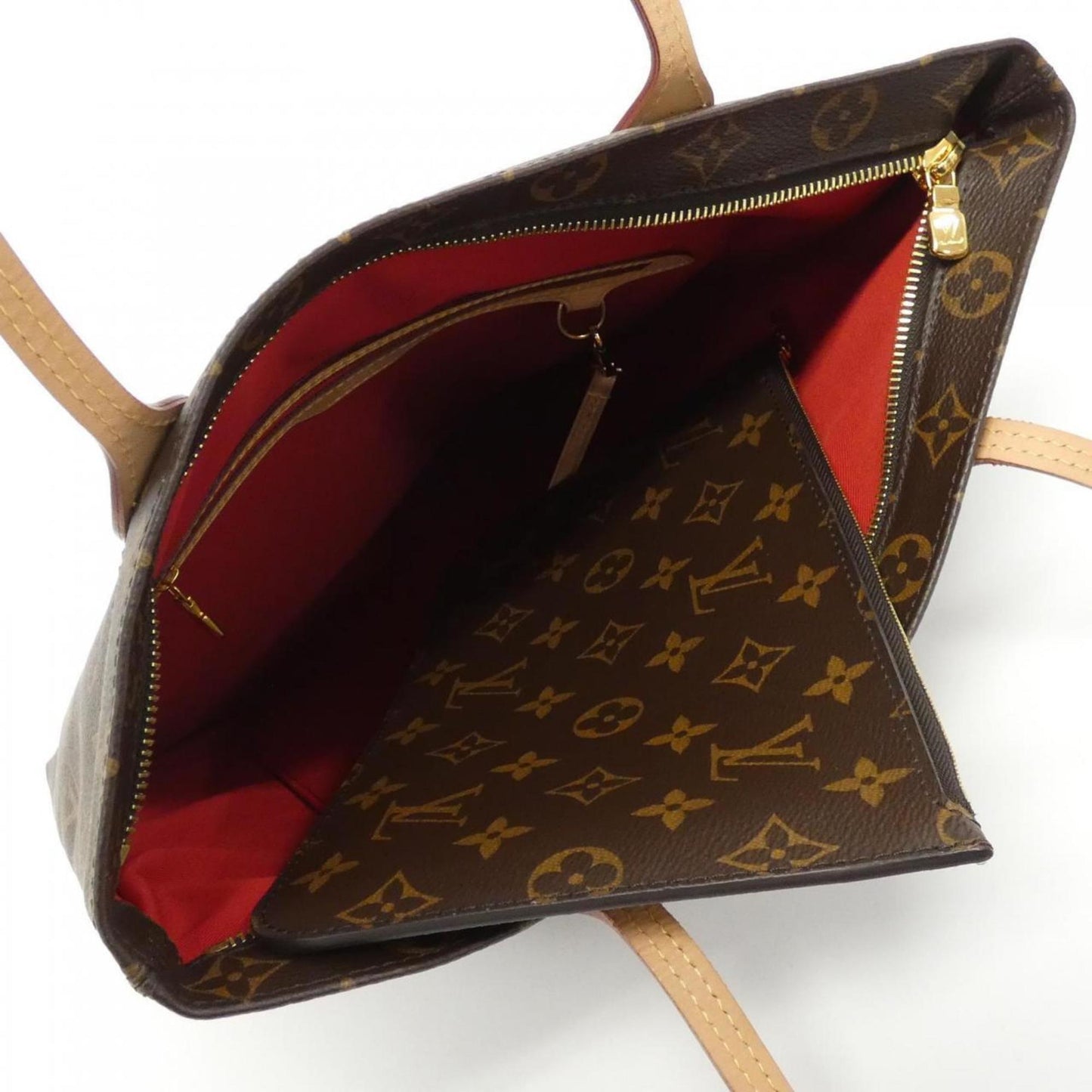 Louis Vuitton Coated Canvas Brown Handbags