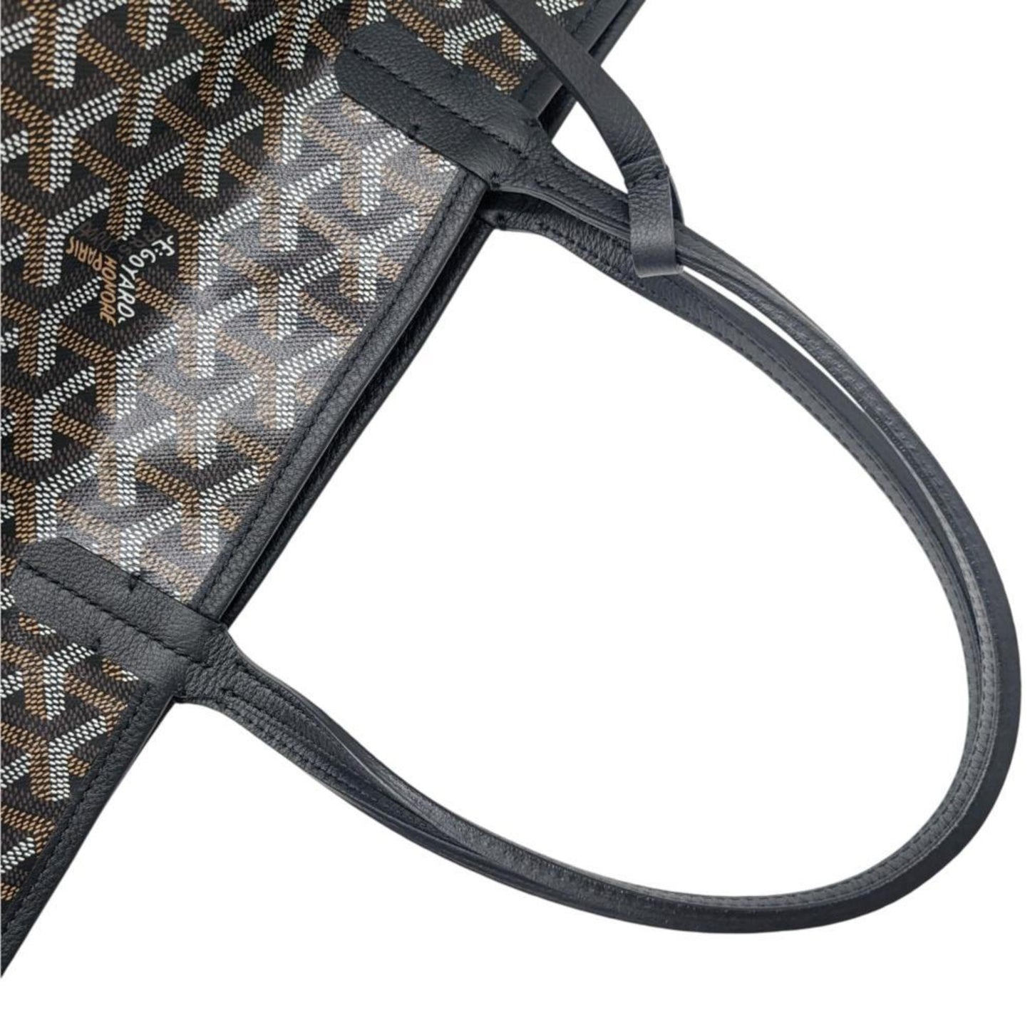 Goyard Coated Canvas Black Tote Bags