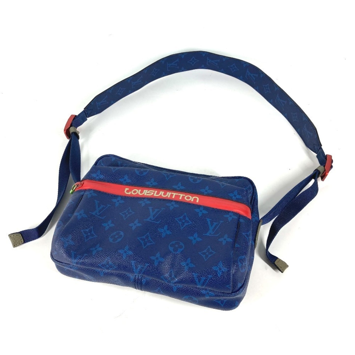 Louis Vuitton Monogram Canvas Blue Shoulder Bags