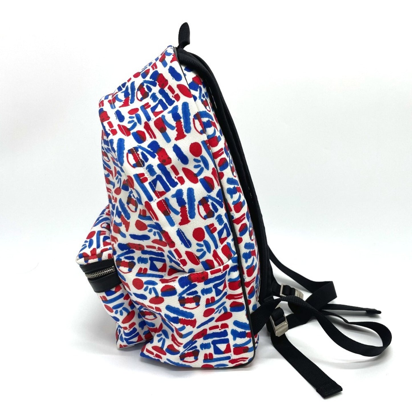 Saint Laurent Canvas Blue Backpacks