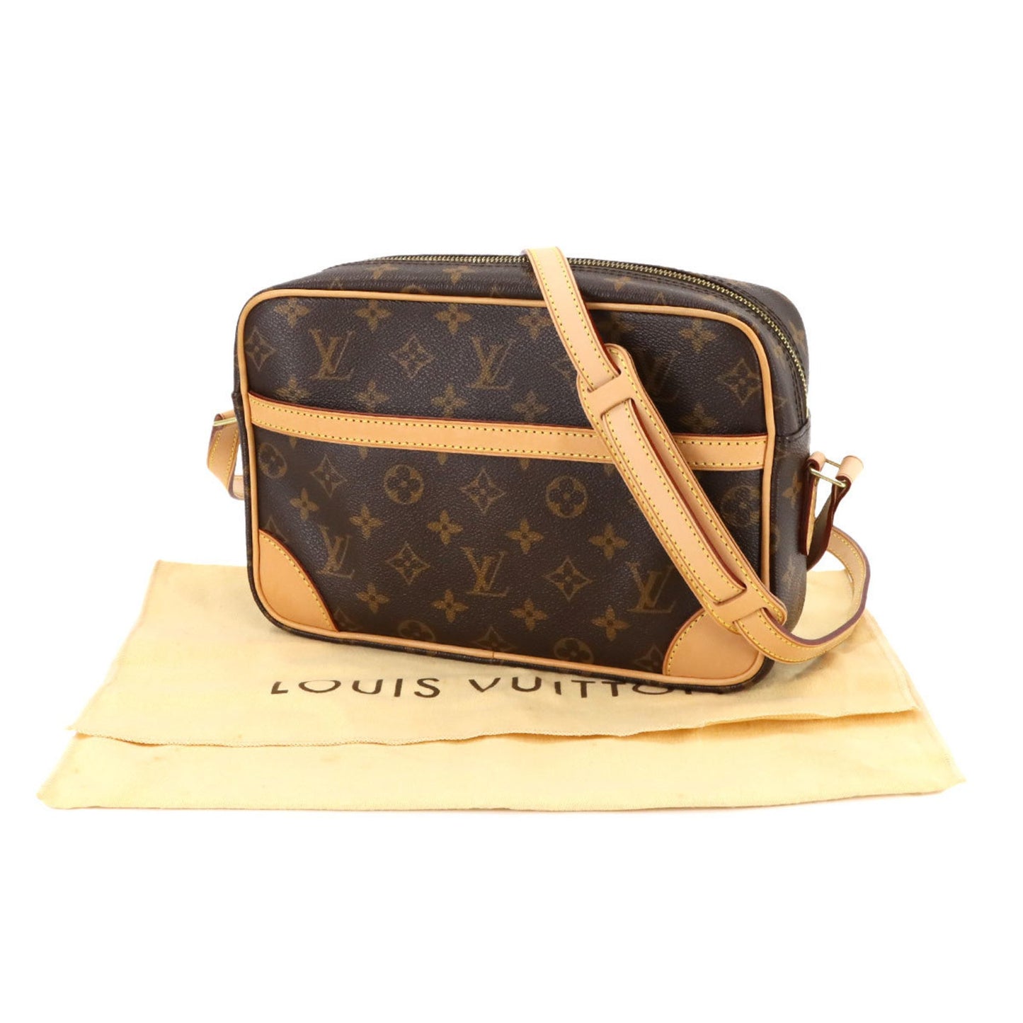 Louis Vuitton Monogram Canvas Brown Shoulder Bags