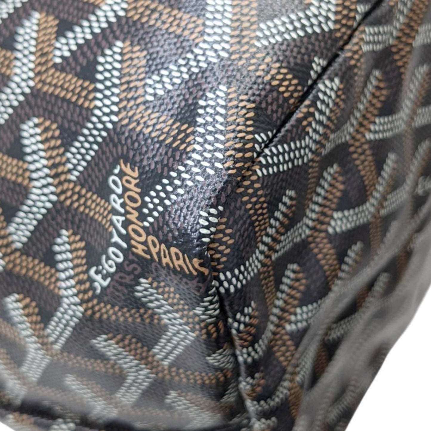 Goyard Coated Canvas Black Tote Bags