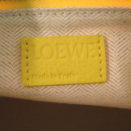 Loewe Canvas Yellow Clutch Bags
