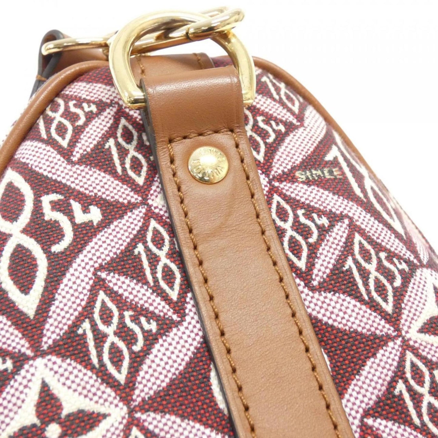 Louis Vuitton Woven Fabric Red Travel Bags