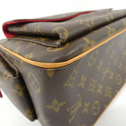 Louis Vuitton Coated Canvas Brown Handbags