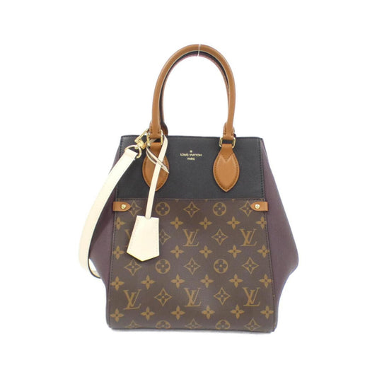 Louis Vuitton Coated Canvas Black Handbags