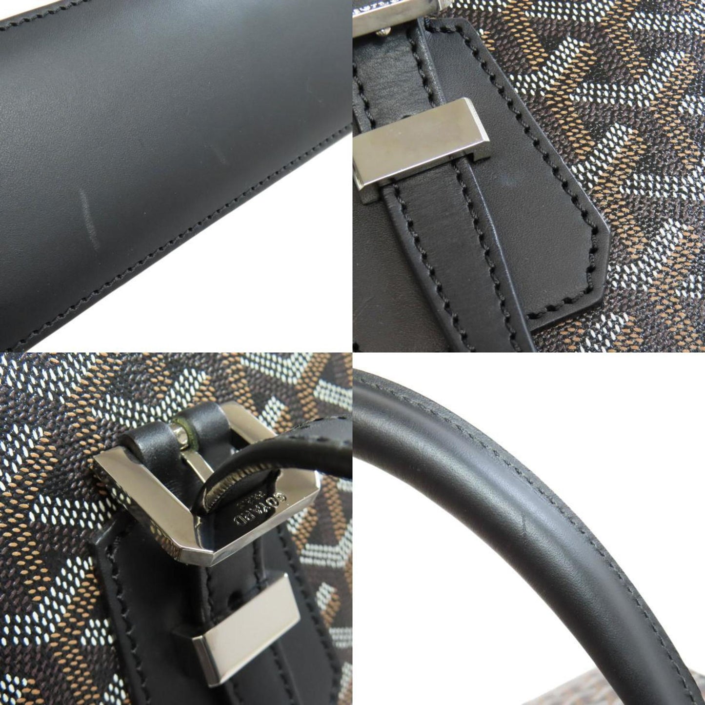 Goyard Coated Canvas Black Tote Bags