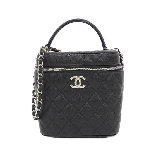 Chanel Calfskin Black Shoulder Bags