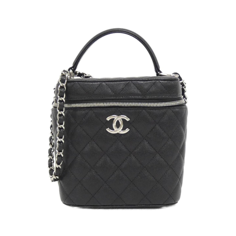 Chanel Calfskin Black Shoulder Bags