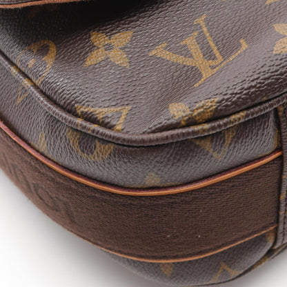 Louis Vuitton Coated Canvas Brown Shoulder Bags