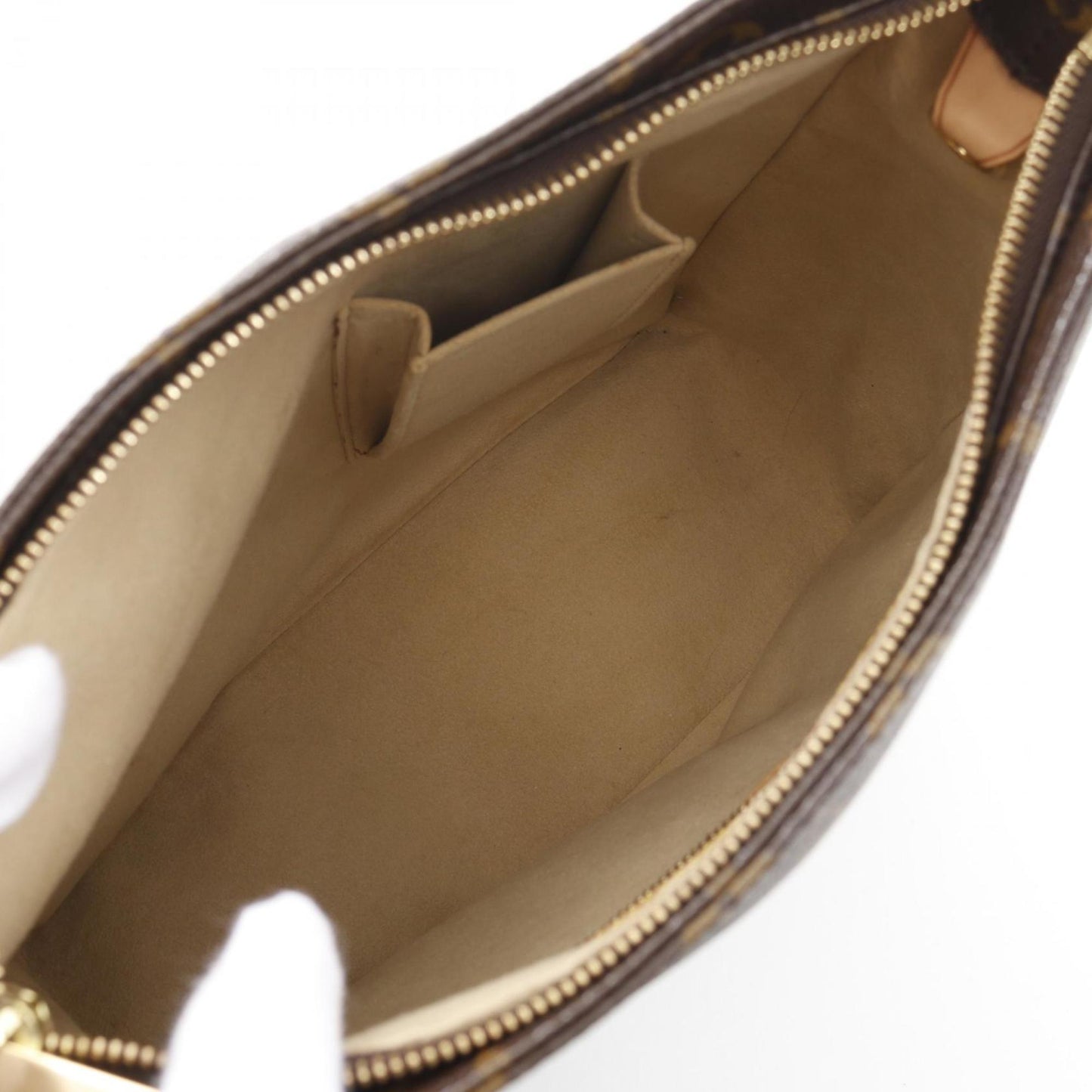 Louis Vuitton Coated Canvas Brown Shoulder Bags