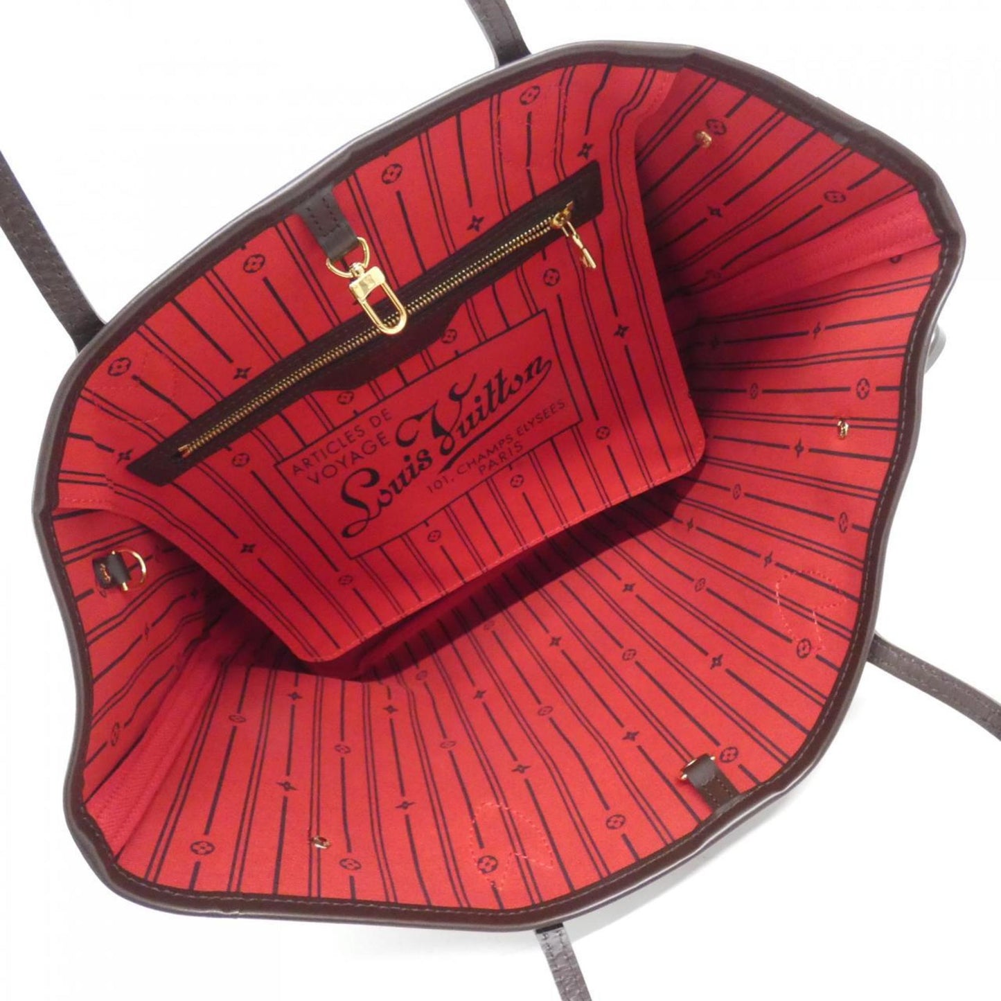 Louis Vuitton Coated Canvas Brown Handbags