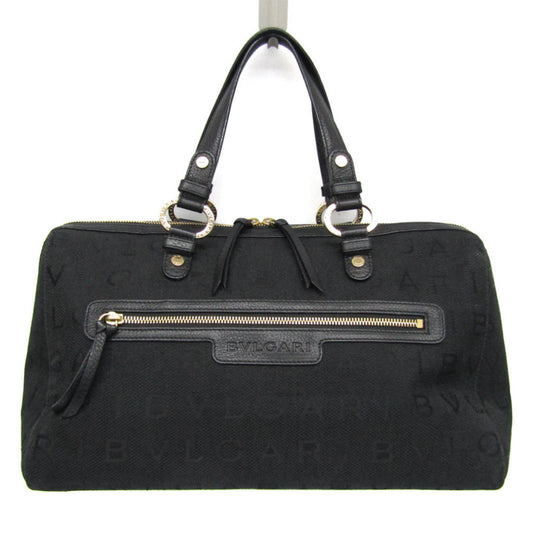 Bvlgari Canvas Black Travel Bags