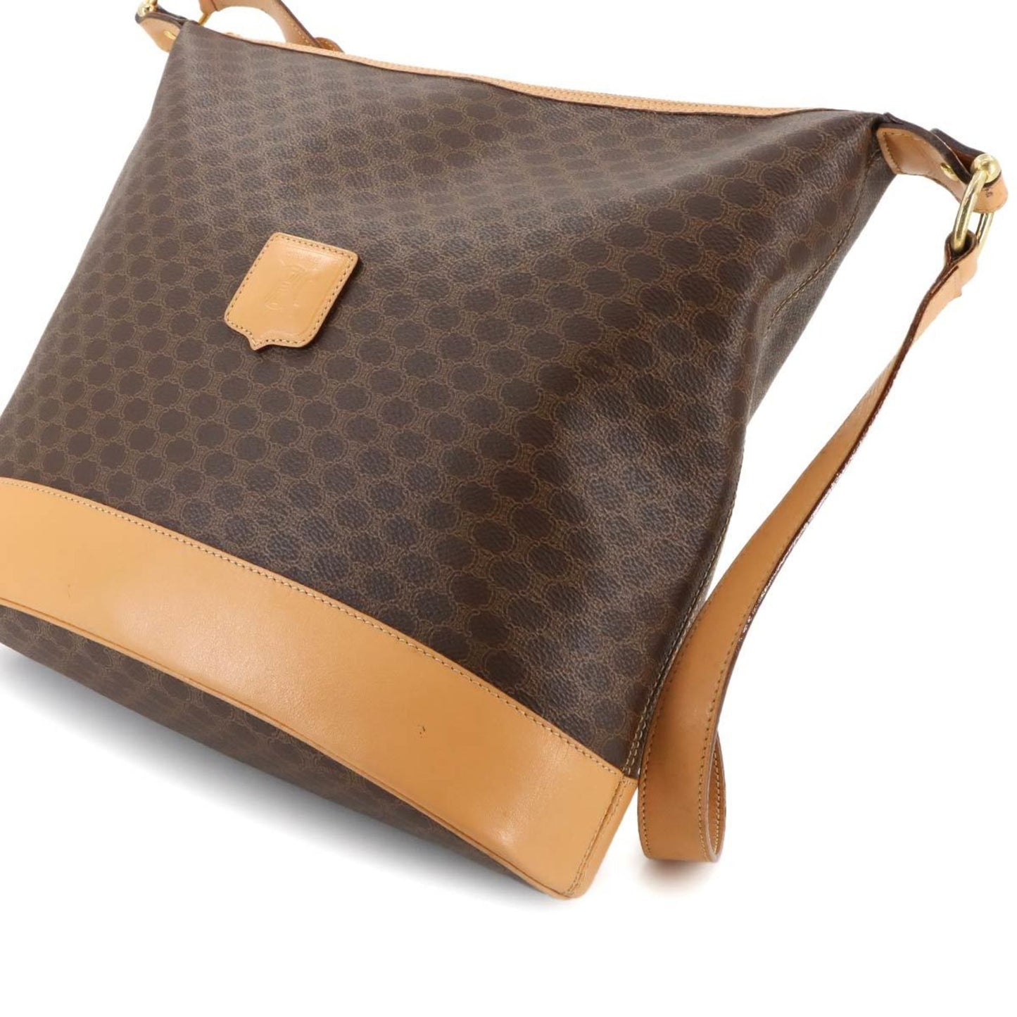 Celine Pvc Brown Shoulder Bags