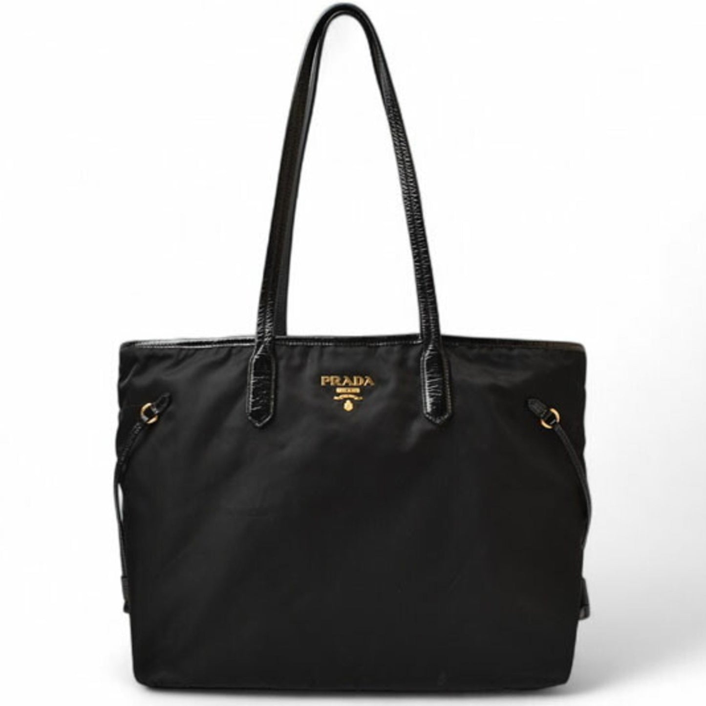 Prada Nylon Black Tote Bags