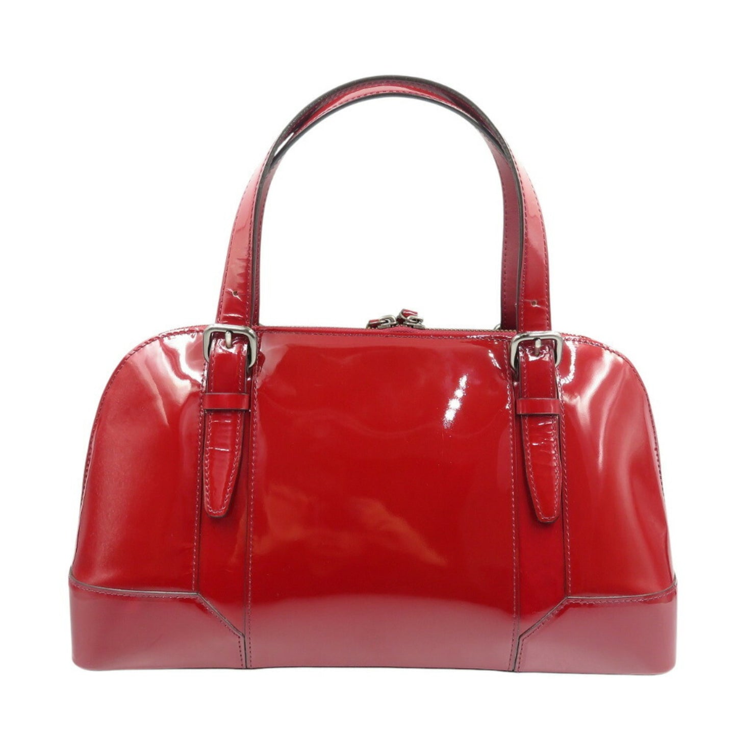 Burberry Patent Red Tote Bags