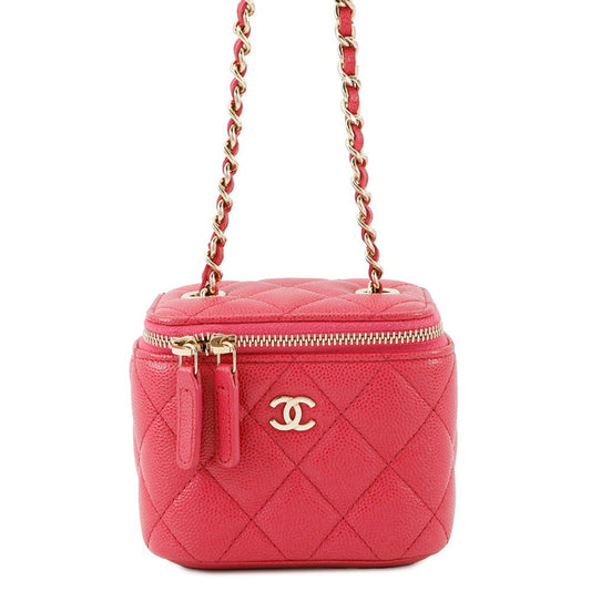 Chanel Calfskin Pink Shoulder Bags