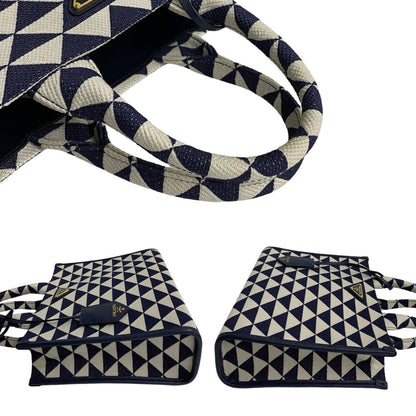 Prada Canvas Blue Handbags