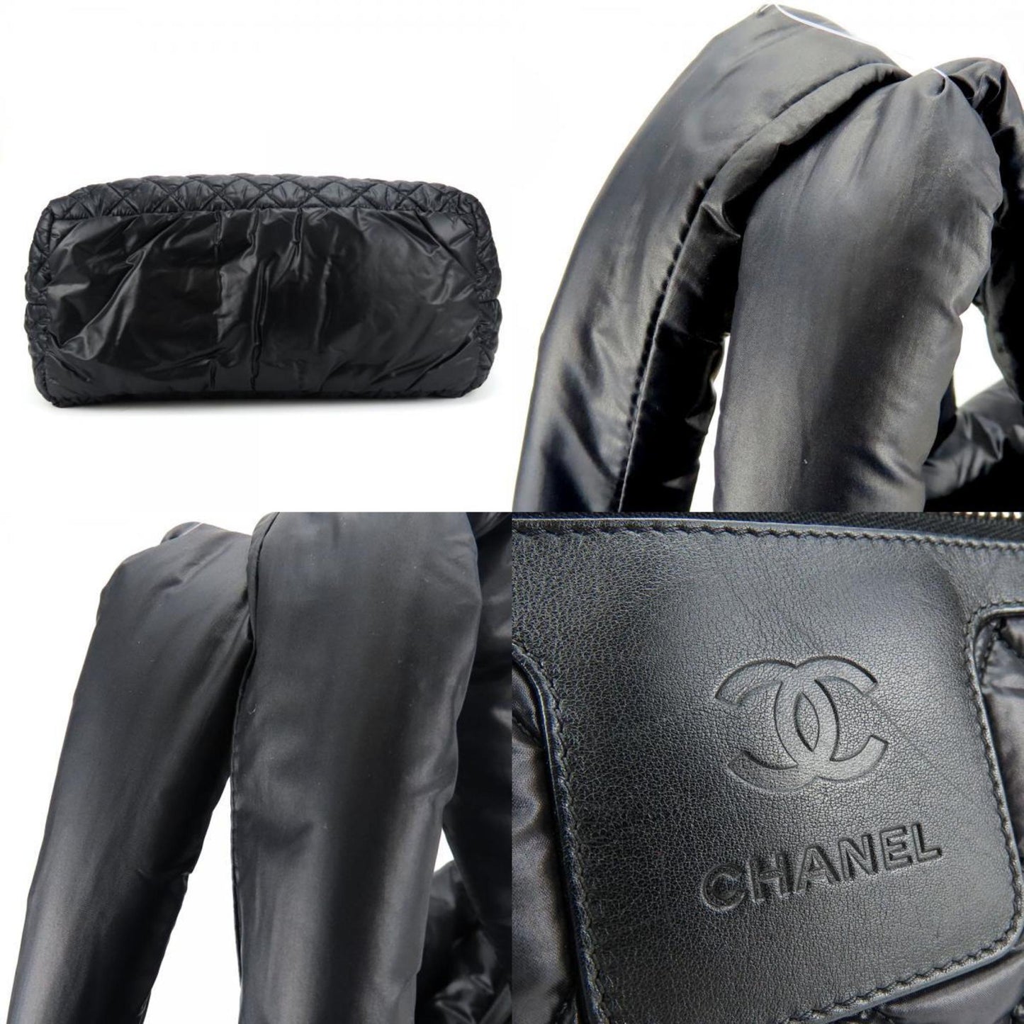 Chanel Nylon Black Tote Bags