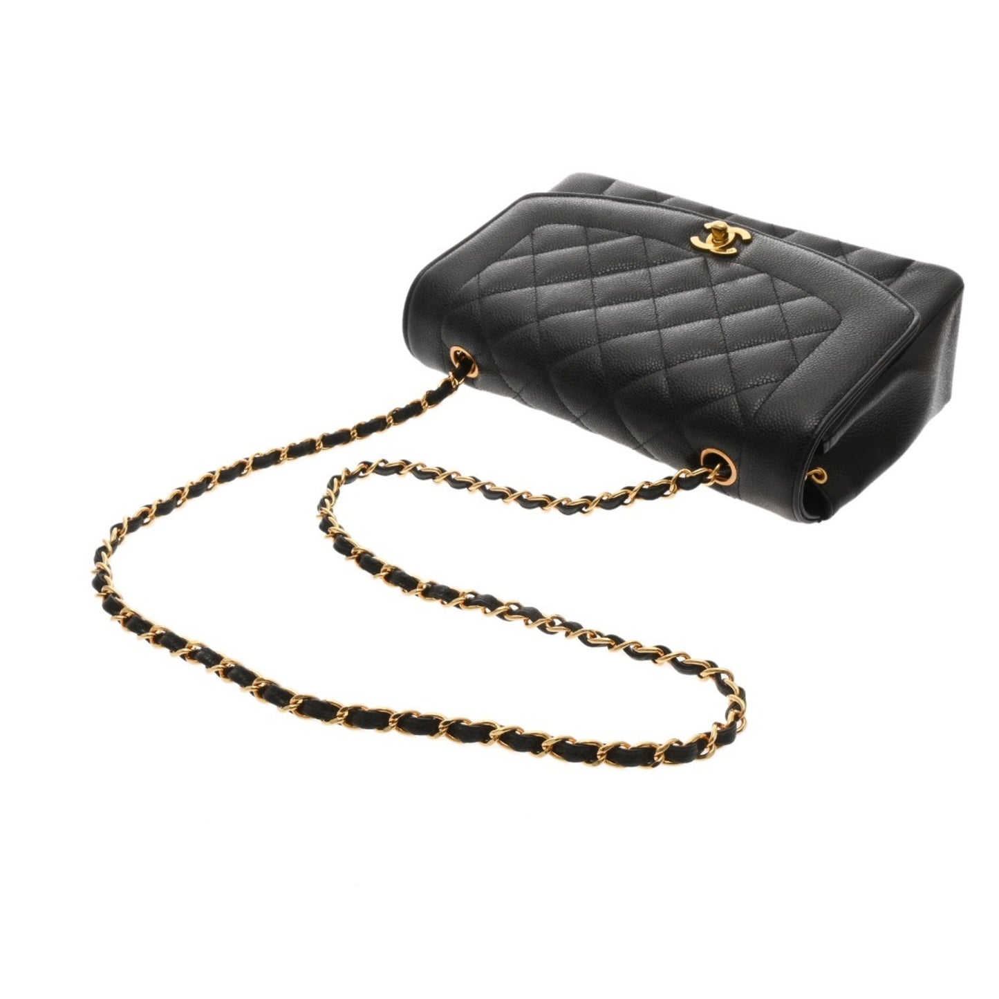 Chanel Calfskin Black Shoulder Bags