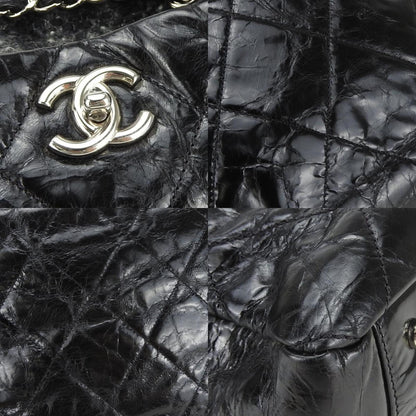 Chanel Tweed Black Tote Bags
