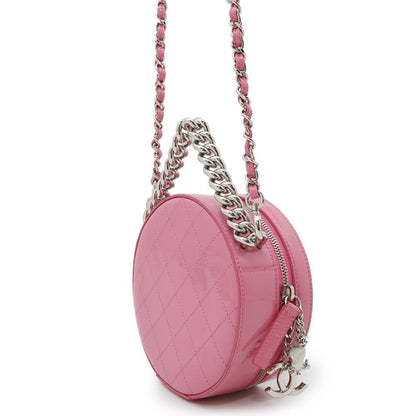 Chanel Patent Pink Shoulder Bags
