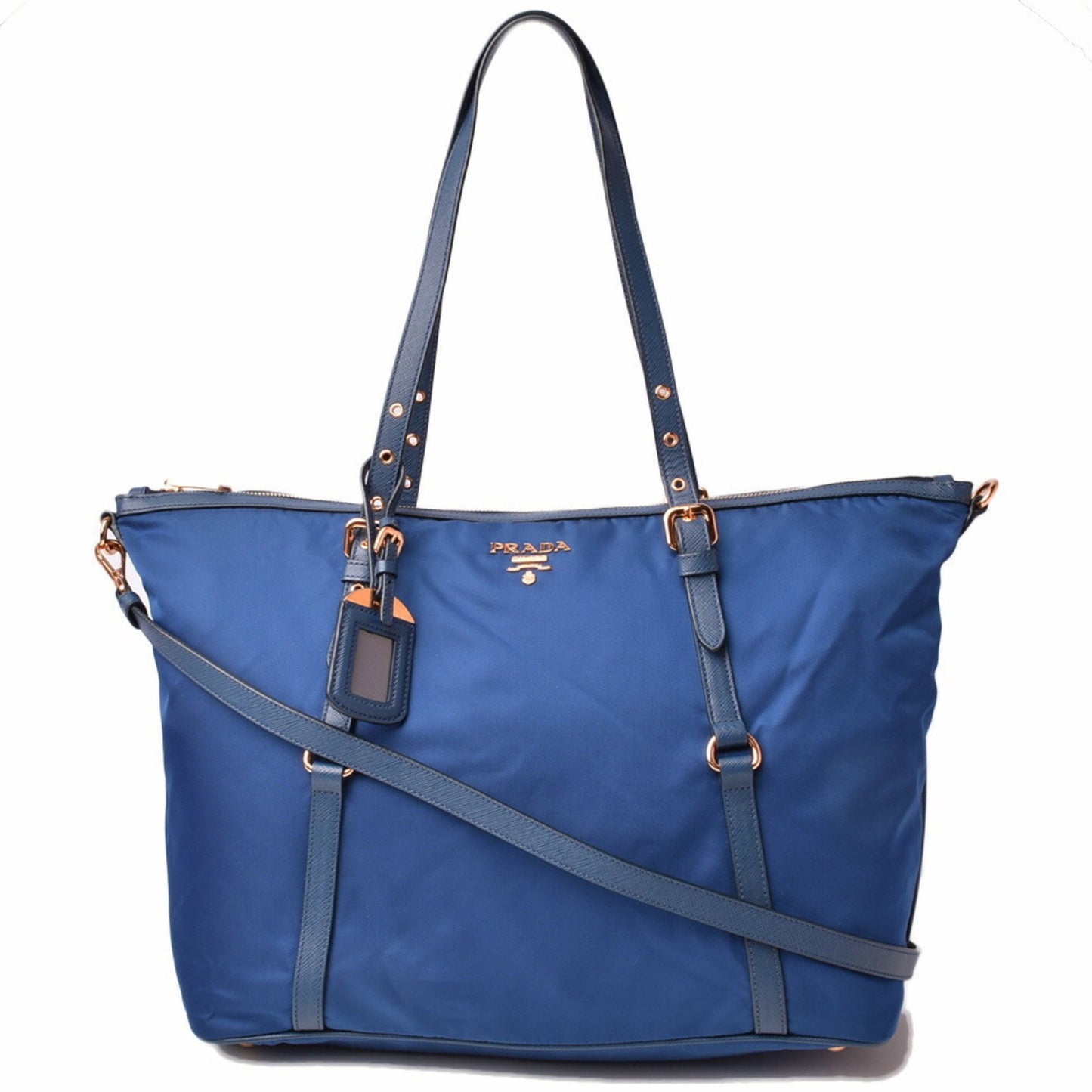 Prada Nylon Blue Shoulder Bags