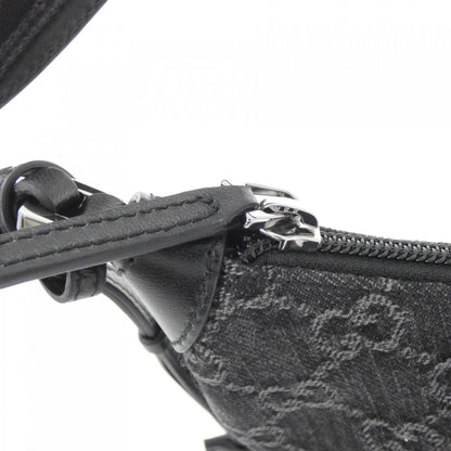 Gucci Denim Black Shoulder Bags