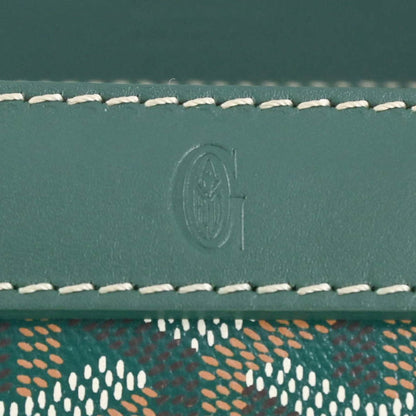 Goyard Coated Canvas Green Tote Bags