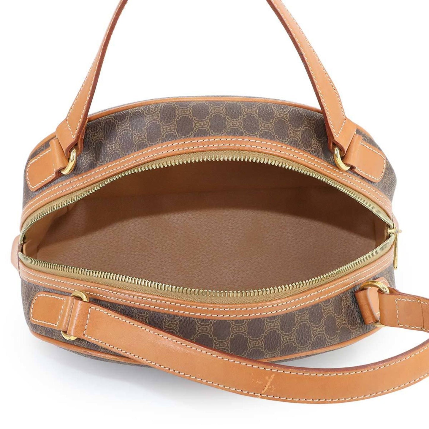 Celine Pvc Brown Handbags