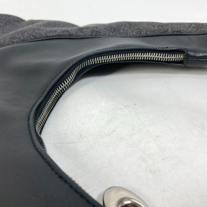 Bvlgari Canvas Black Shoulder Bags