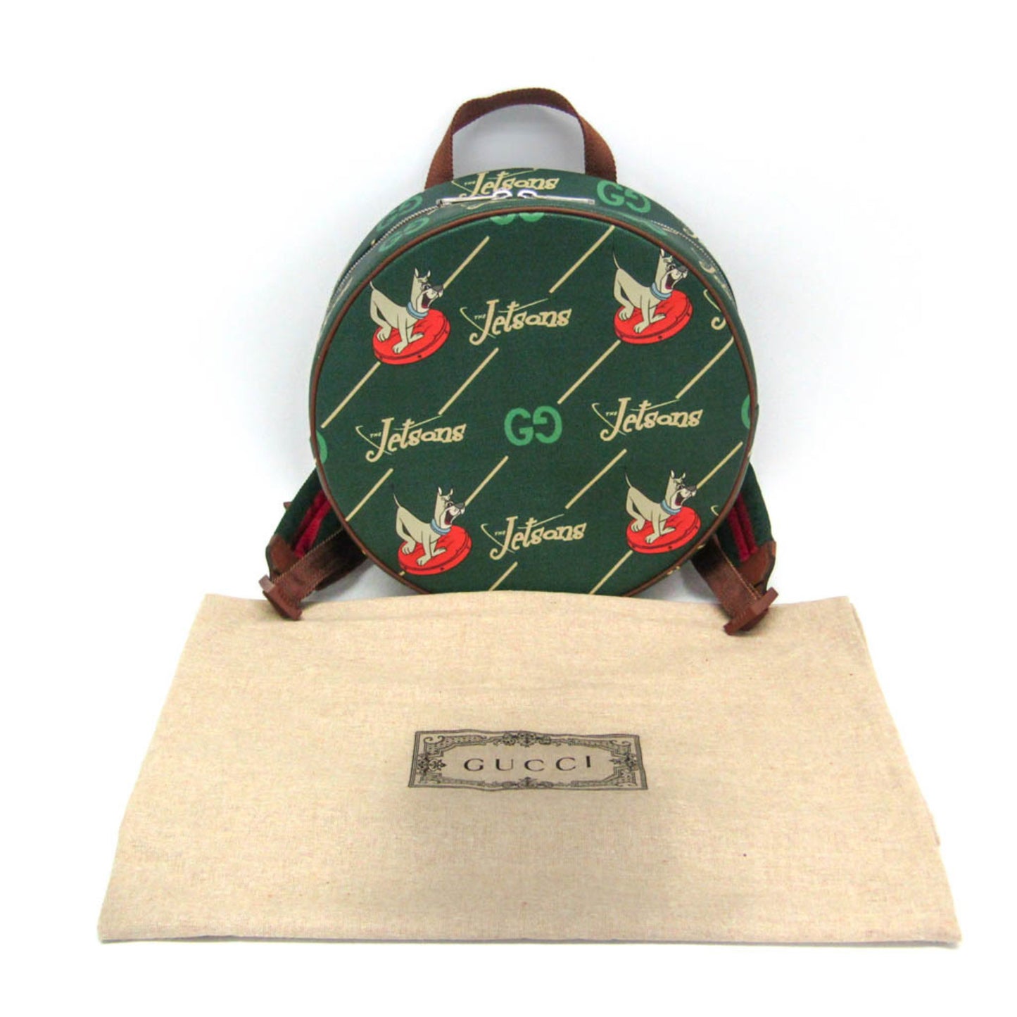 Gucci Pvc Green Backpacks