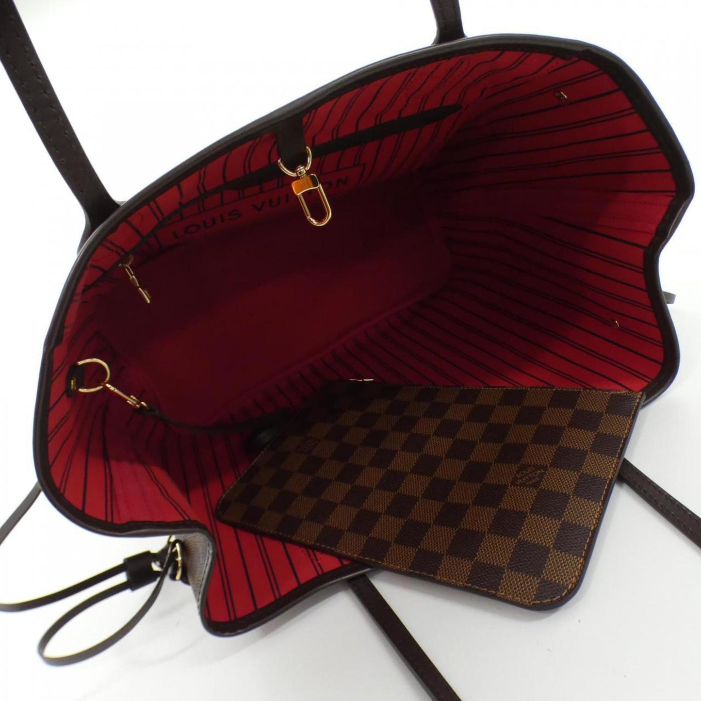 Louis Vuitton Coated Canvas Brown Handbags