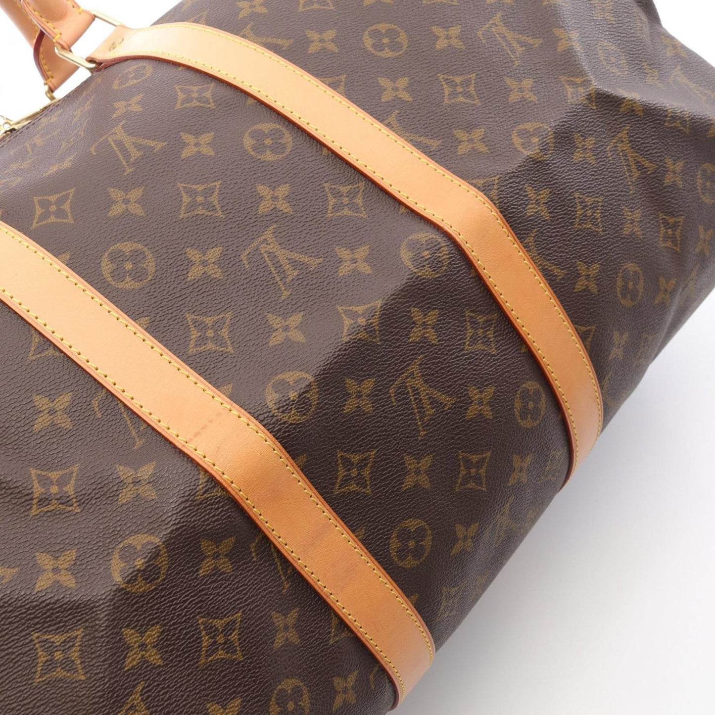 Louis Vuitton Coated Canvas Brown Travel Bags
