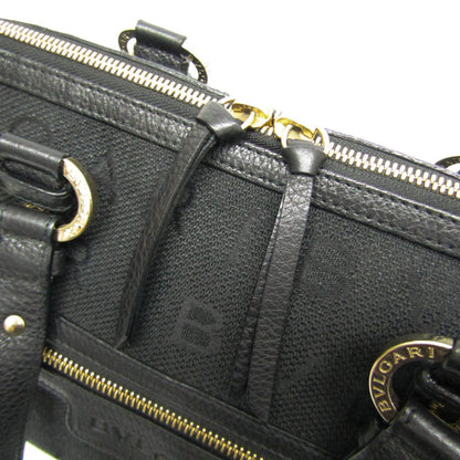 Bvlgari Canvas Black Travel Bags