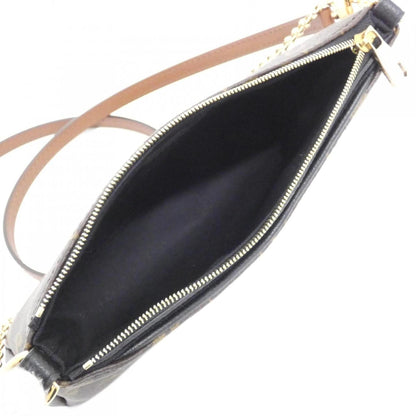 Louis Vuitton Coated Canvas Black Shoulder Bags