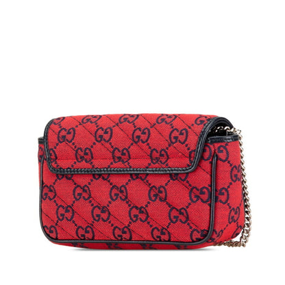 Gucci Canvas Blue Shoulder Bags