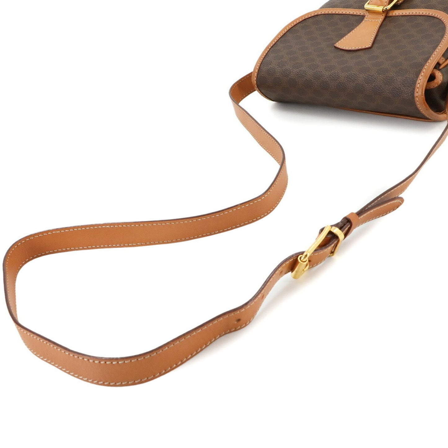 Celine Pvc Brown Shoulder Bags