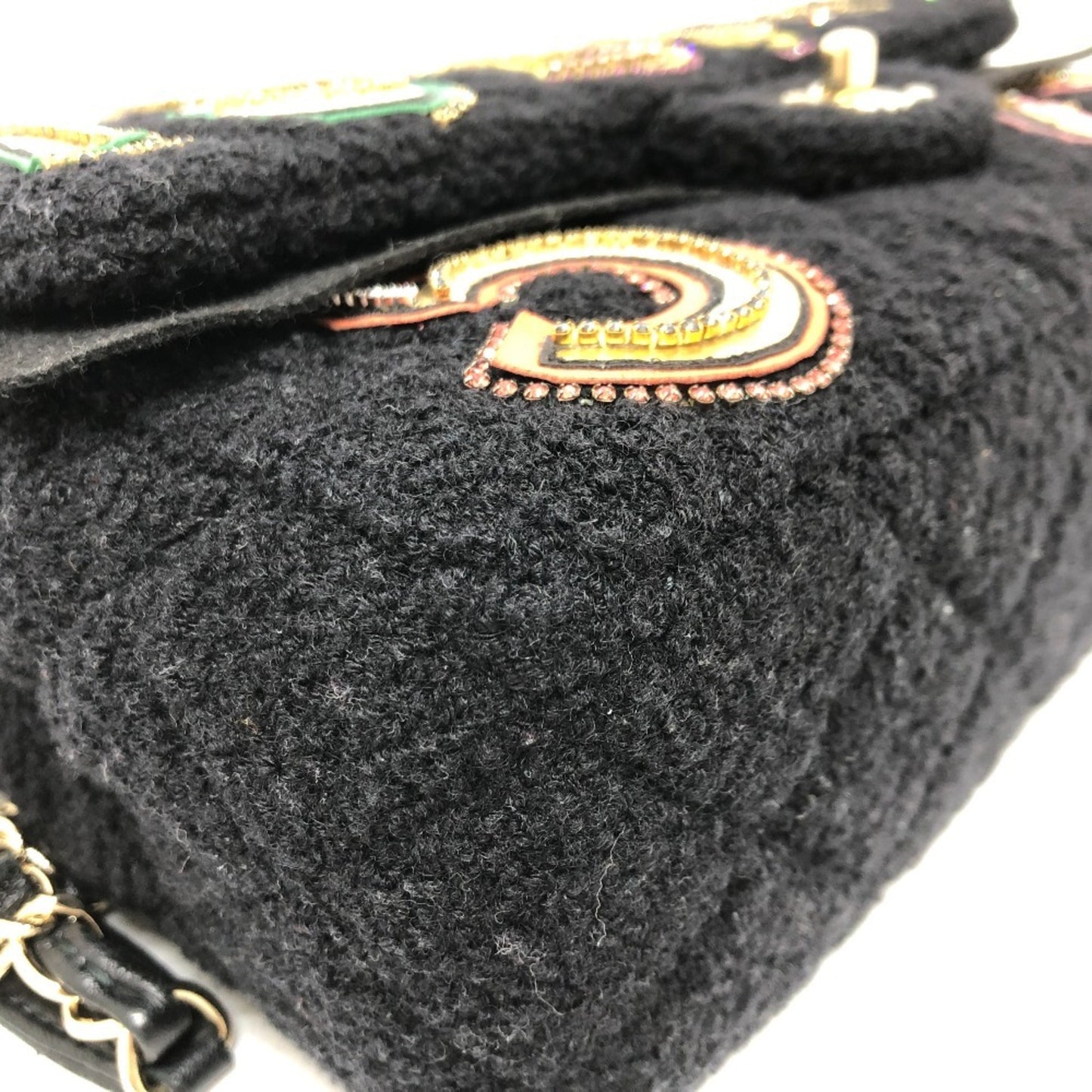 Chanel Canvas Black Shoulder Bags