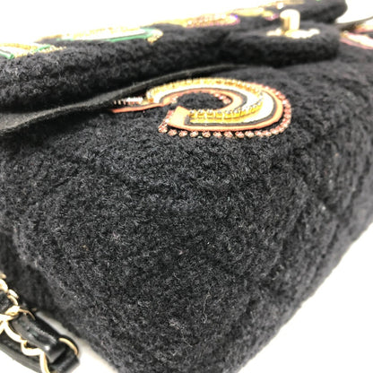 Chanel Canvas Black Shoulder Bags