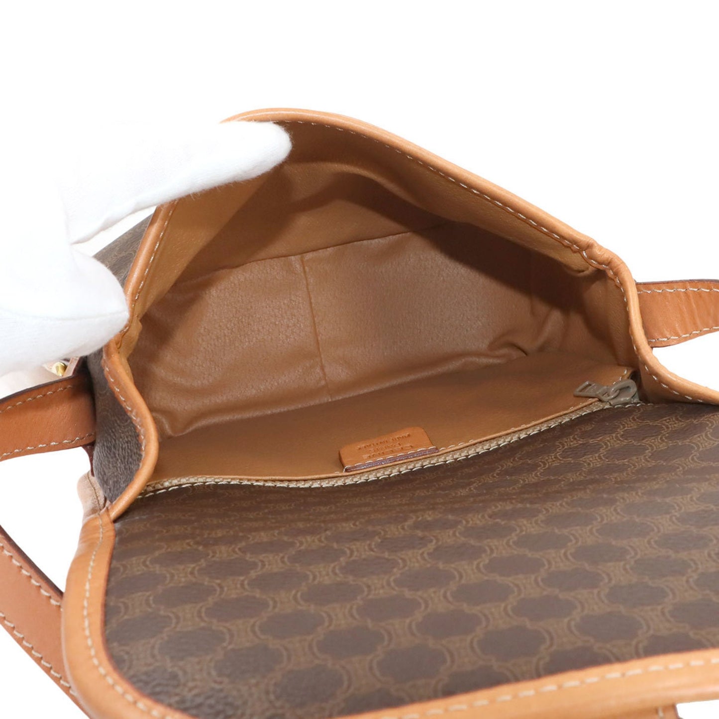 Celine Pvc Brown Shoulder Bags