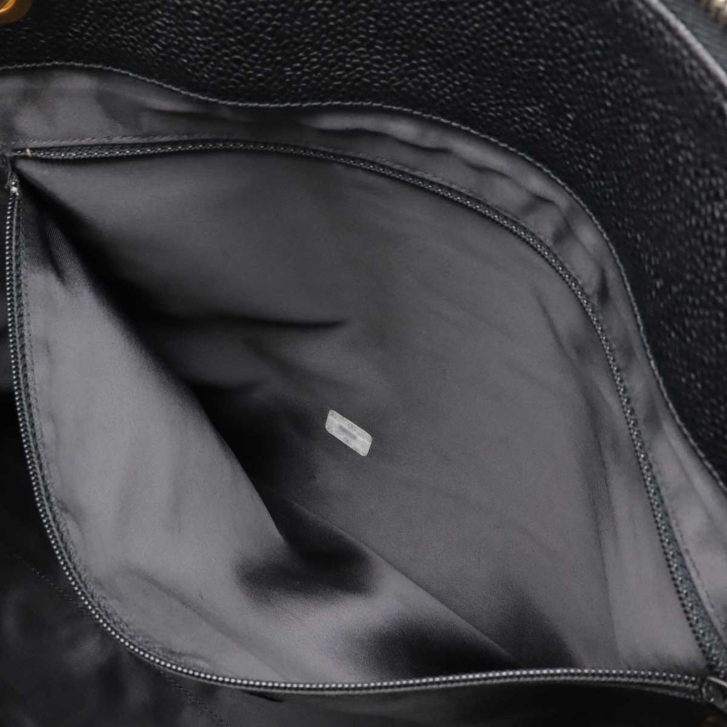 Chanel Calfskin Black Shoulder Bags